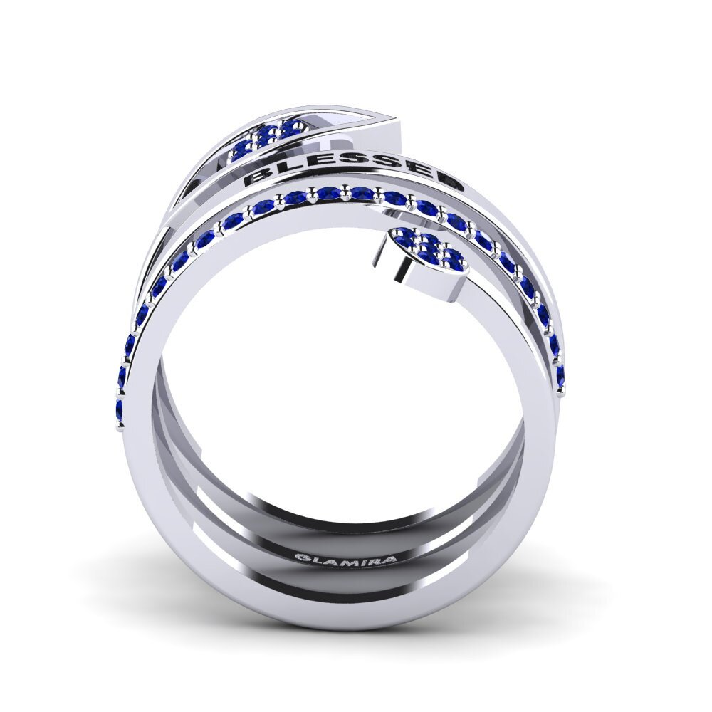 Palladium 950 Saphir Ringe Authoritative