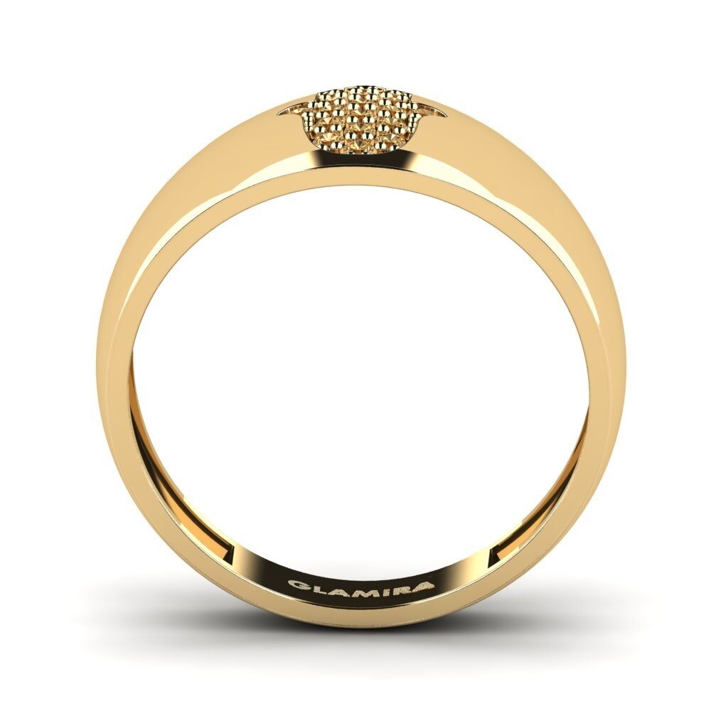 Diamante café Anillo Loyalitet