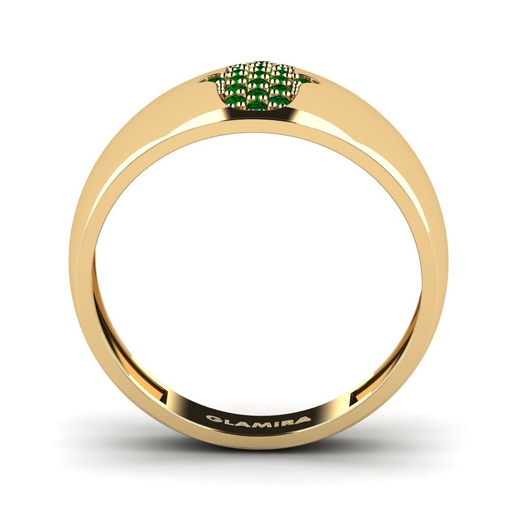 Zircônia Verde Anel Loyalitet