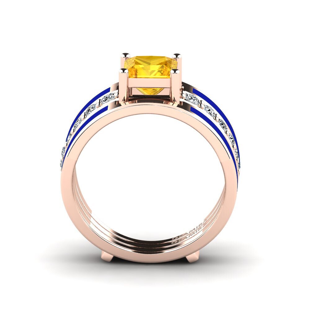 Citrine Ring Andode SET