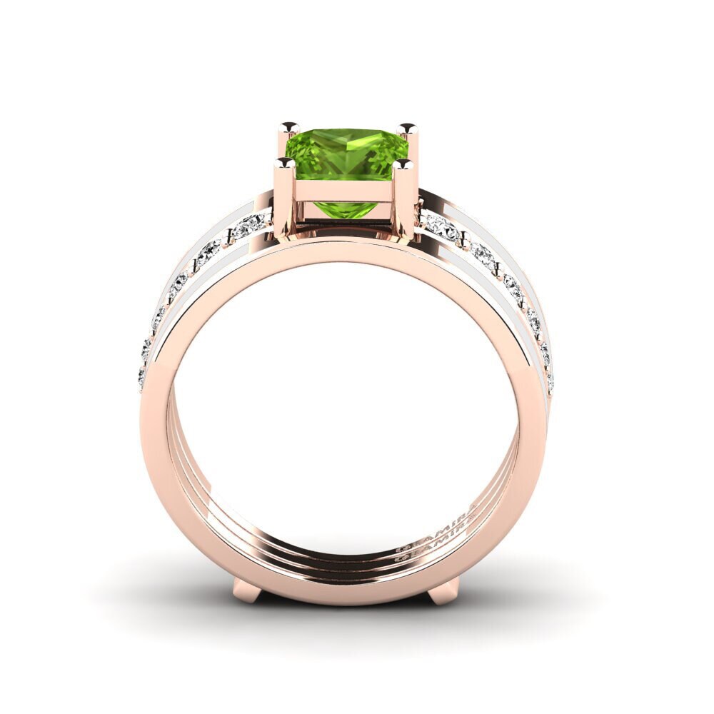 Peridot Ring Andode SET