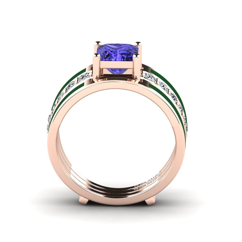 Tanzanite Ring Andode SET