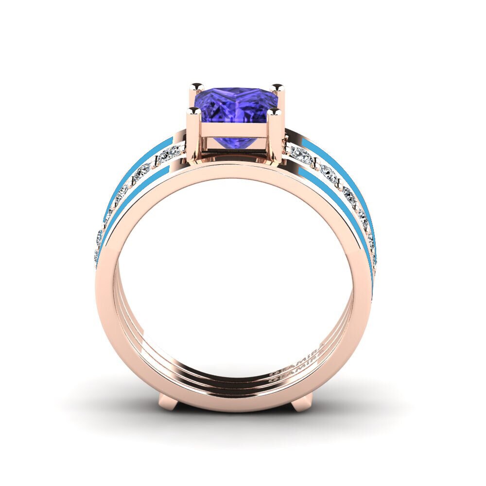 Tanzanite Ring Andode SET