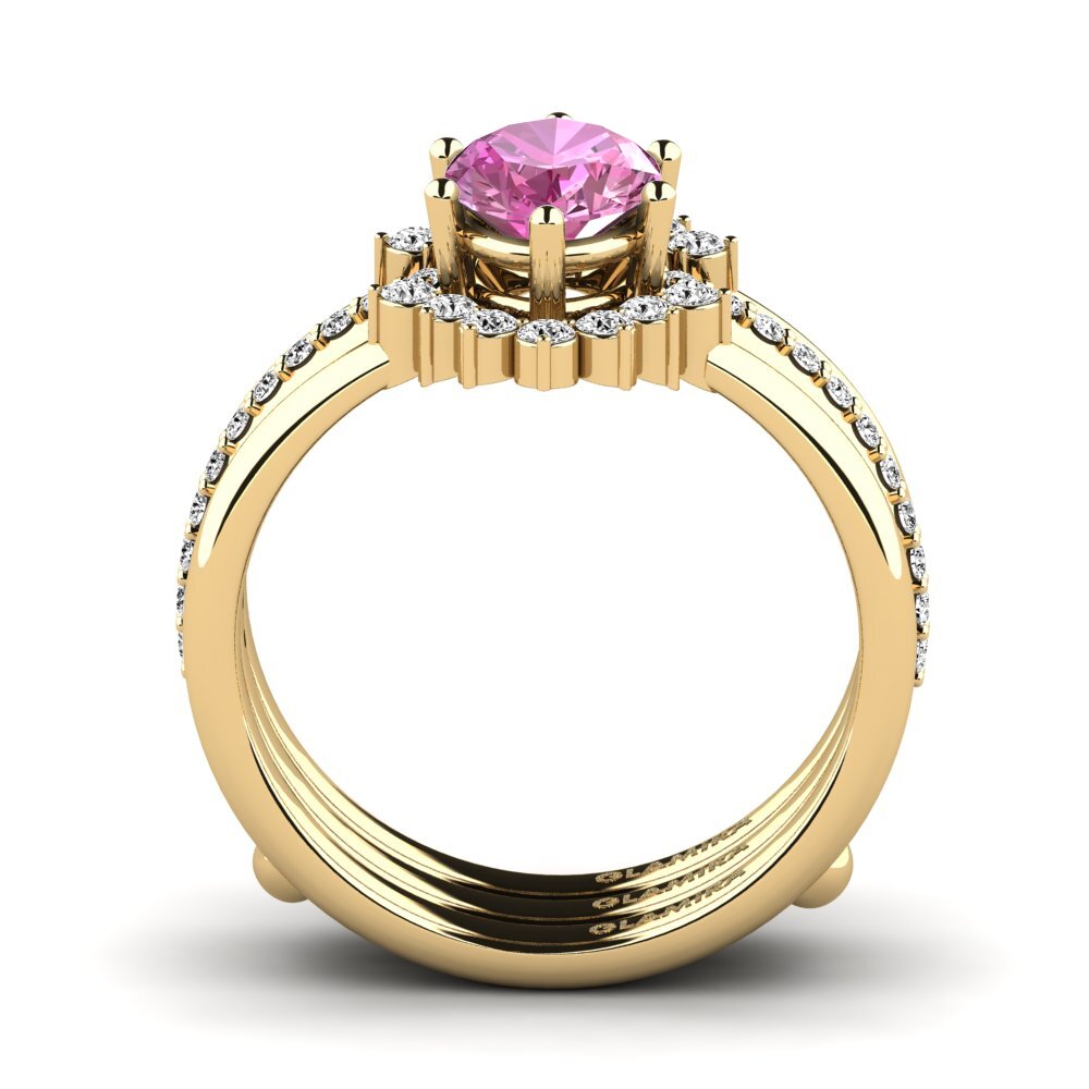 Pink Topaz Ring Begdez SET