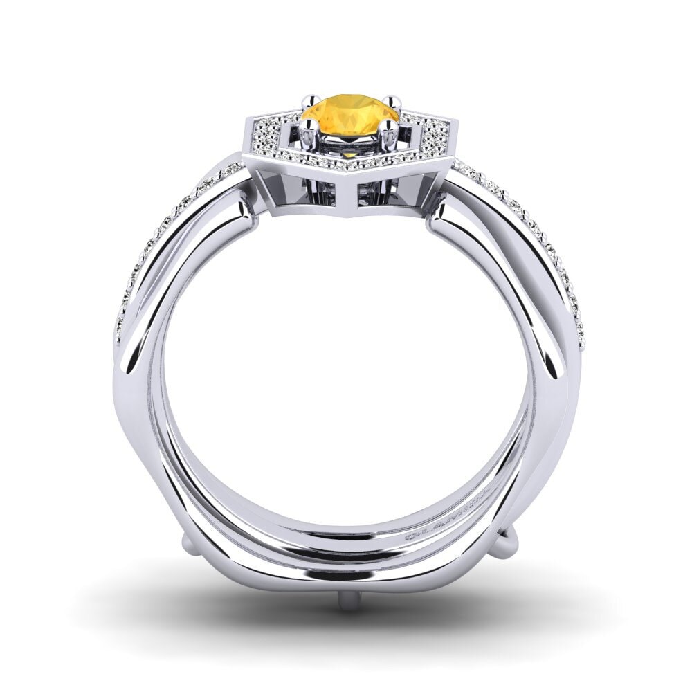 Citrine Ring Bemen SET
