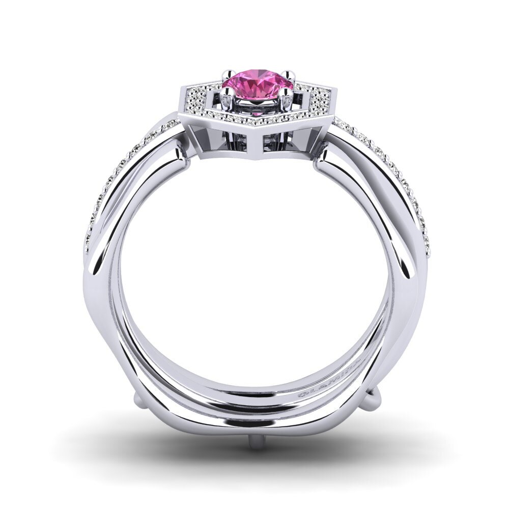 Pink Topaz Ring Bemen SET