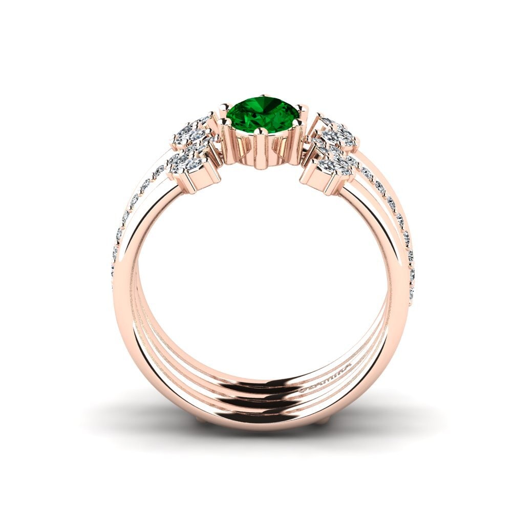 Zircônia Verde Anel Ebriar SET