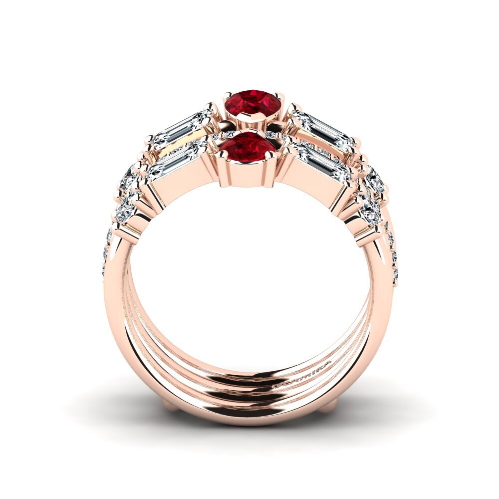 Circonita Roja Anillo Ethicas SET