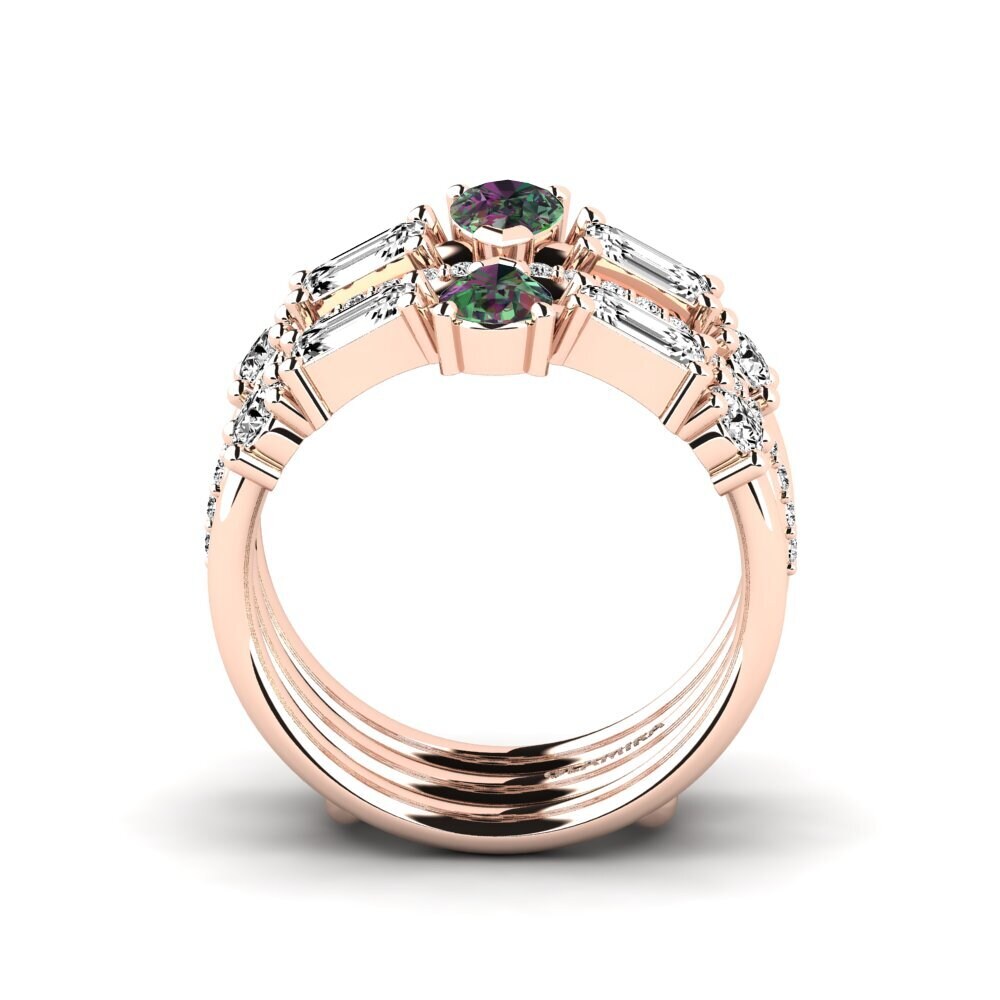 Topacio Místico Anillo Ethicas SET