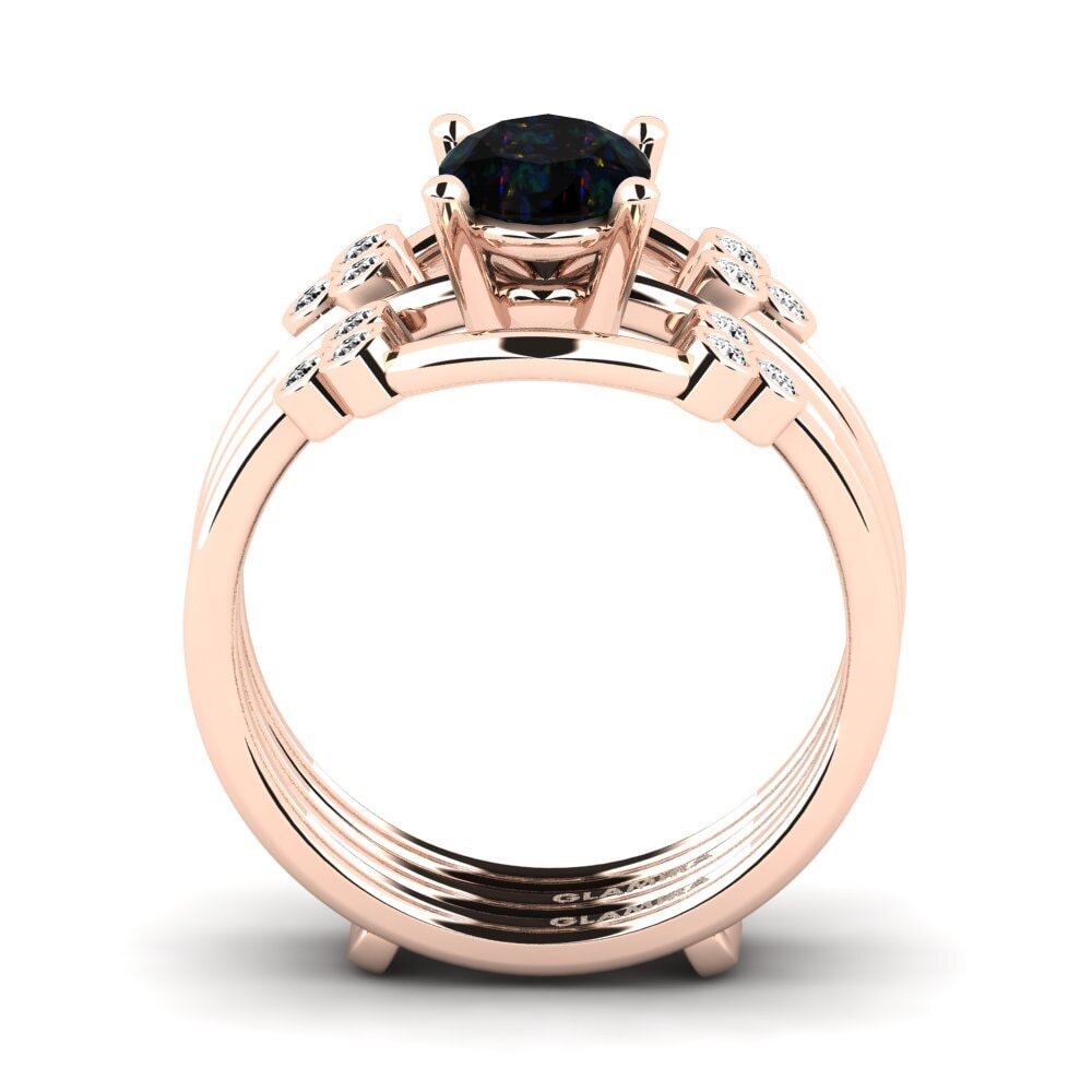 Black Opal Ring Hyunwoo SET