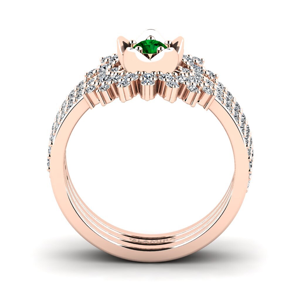 Zircônia Verde Anel Lifigi SET