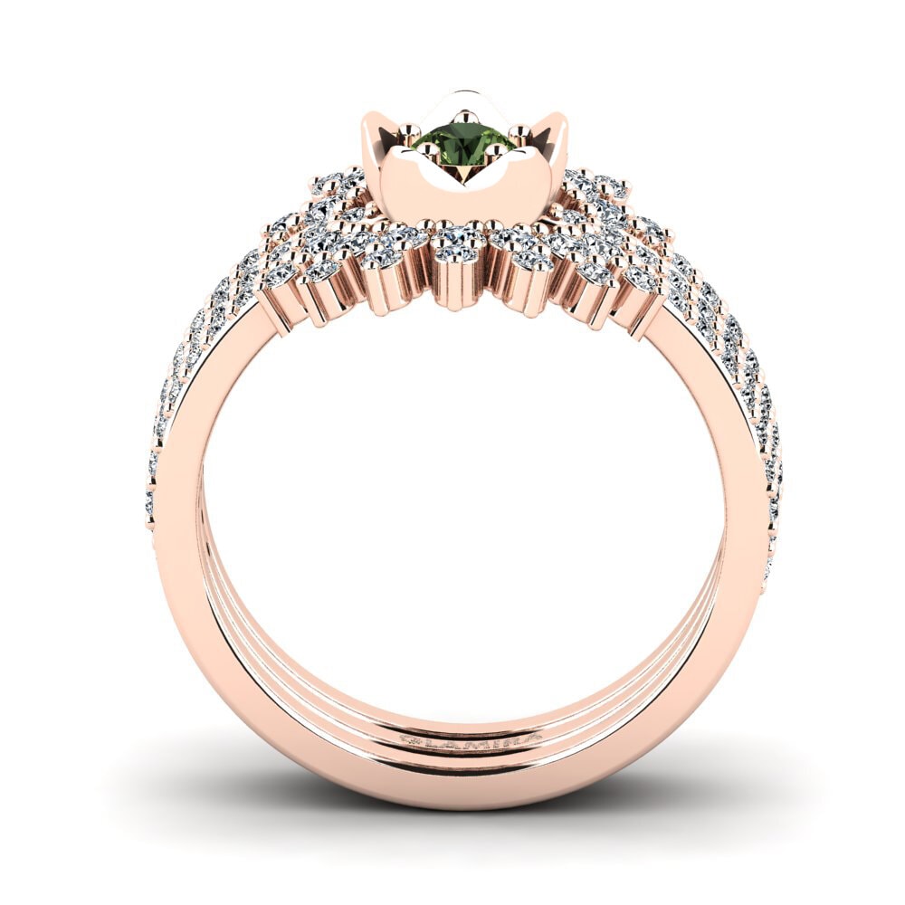 Green Sapphire Ring Lifigi SET