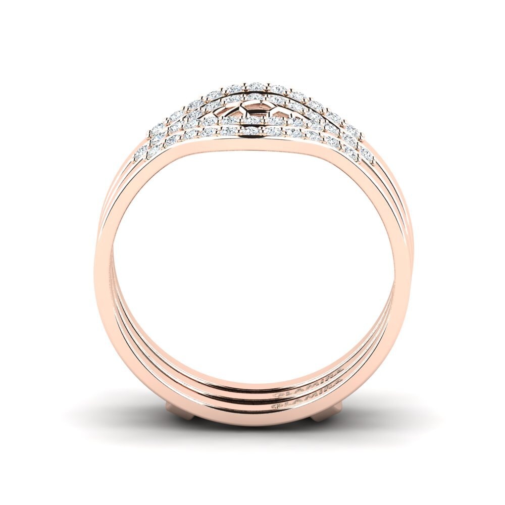 14ct Rose Gold Ring Adder SET