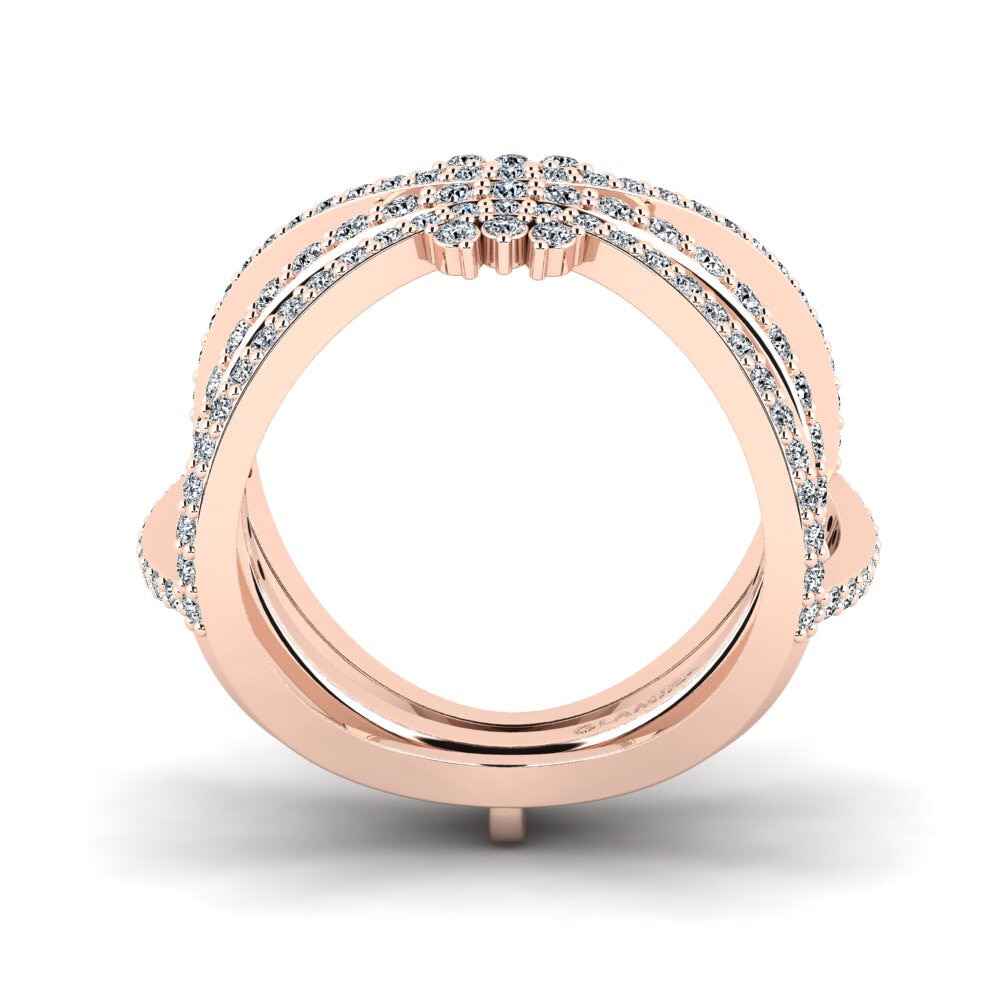 14ct Rose Gold Ring Elomand SET