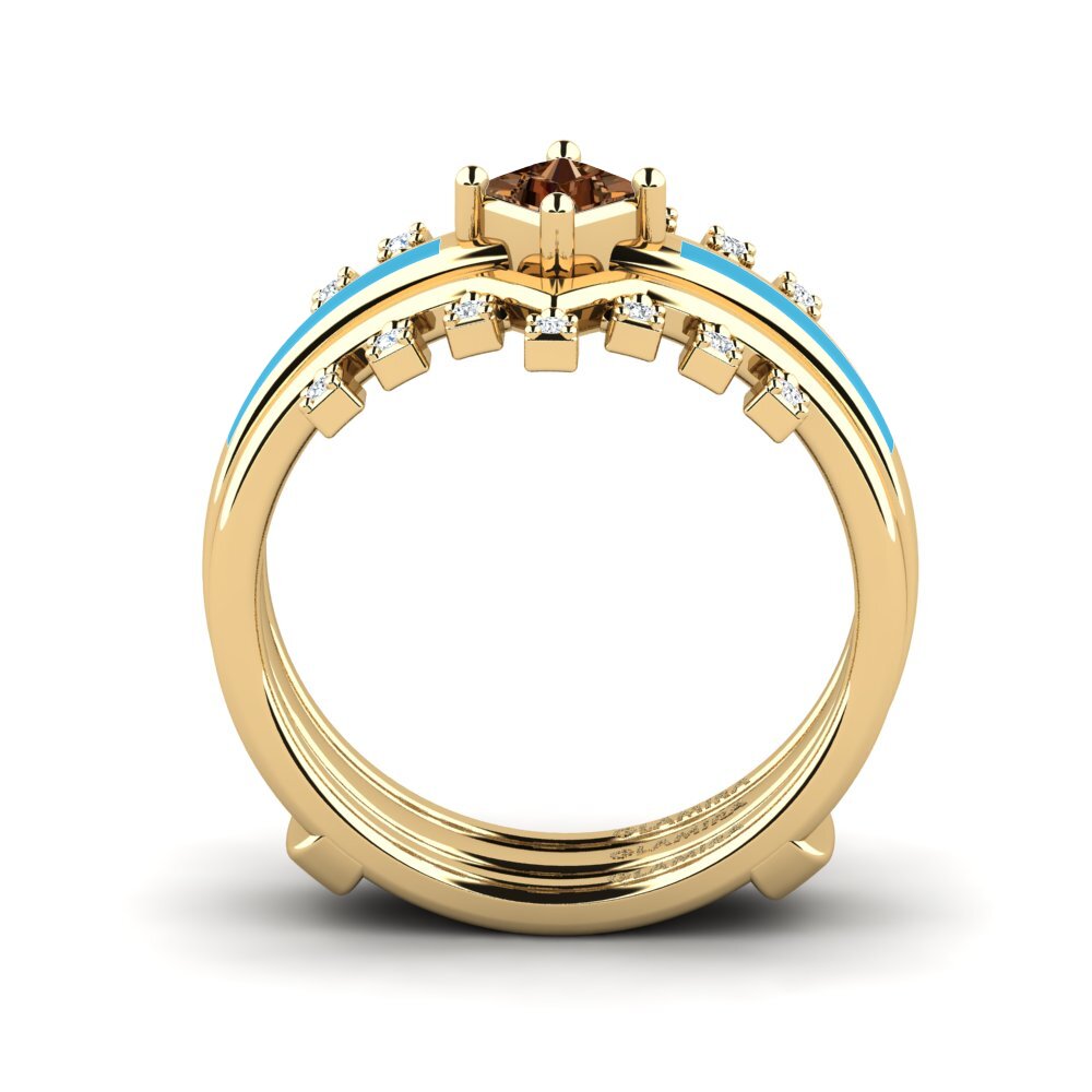 Brown Diamond Ring Eormenga SET