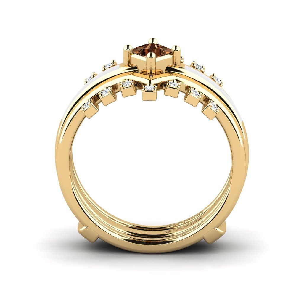 Brown Diamond Ring Eormenga SET
