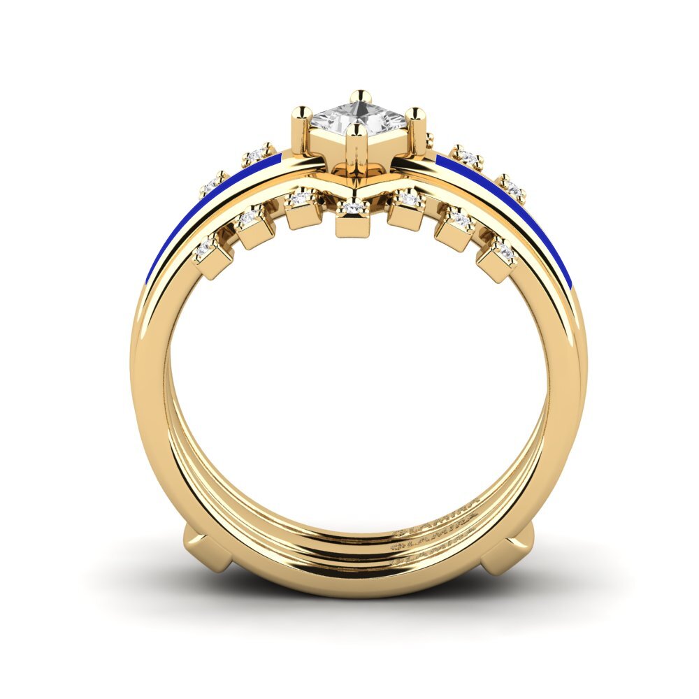 White sapphire Ring Eormenga SET