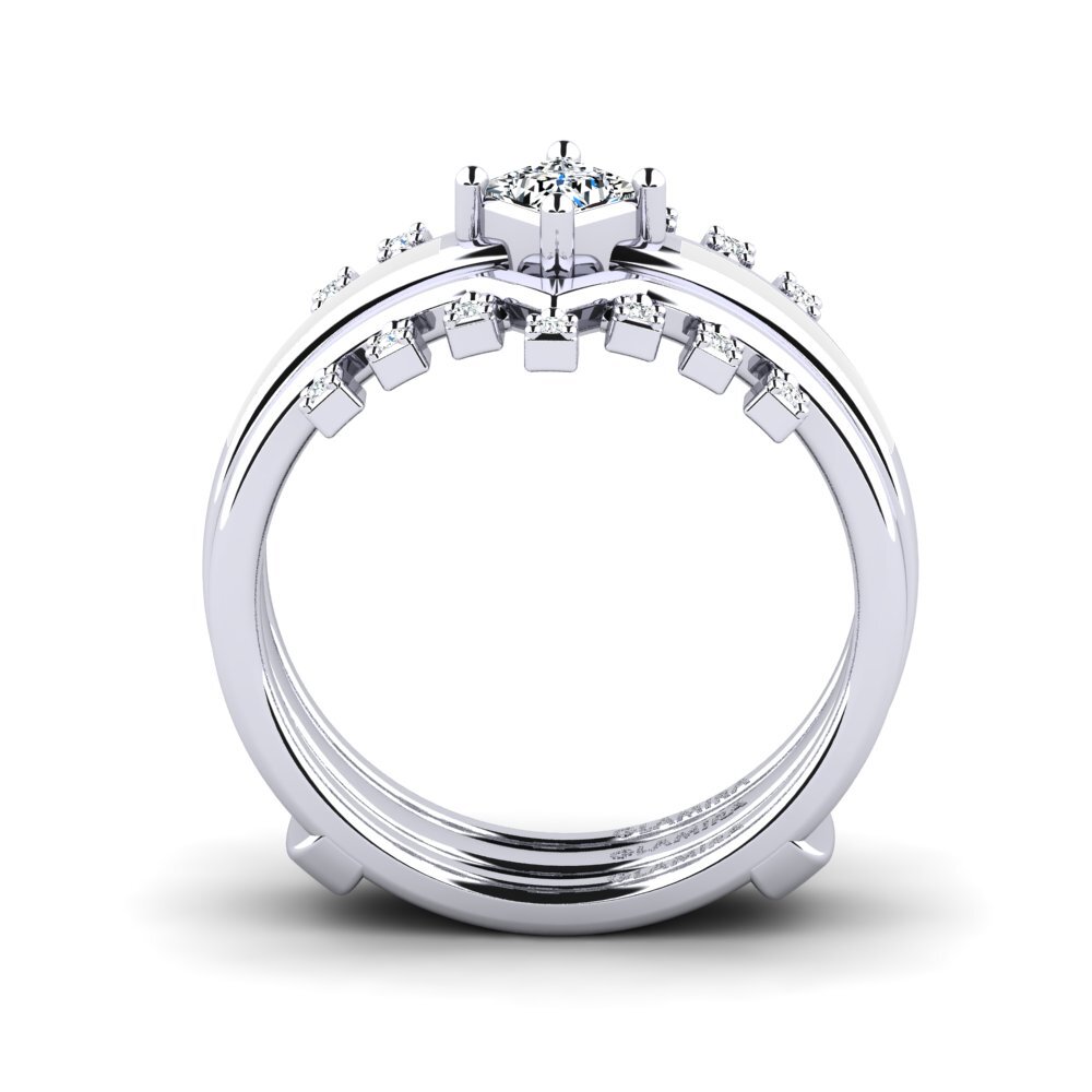 950 Palladium Ring Eormenga SET