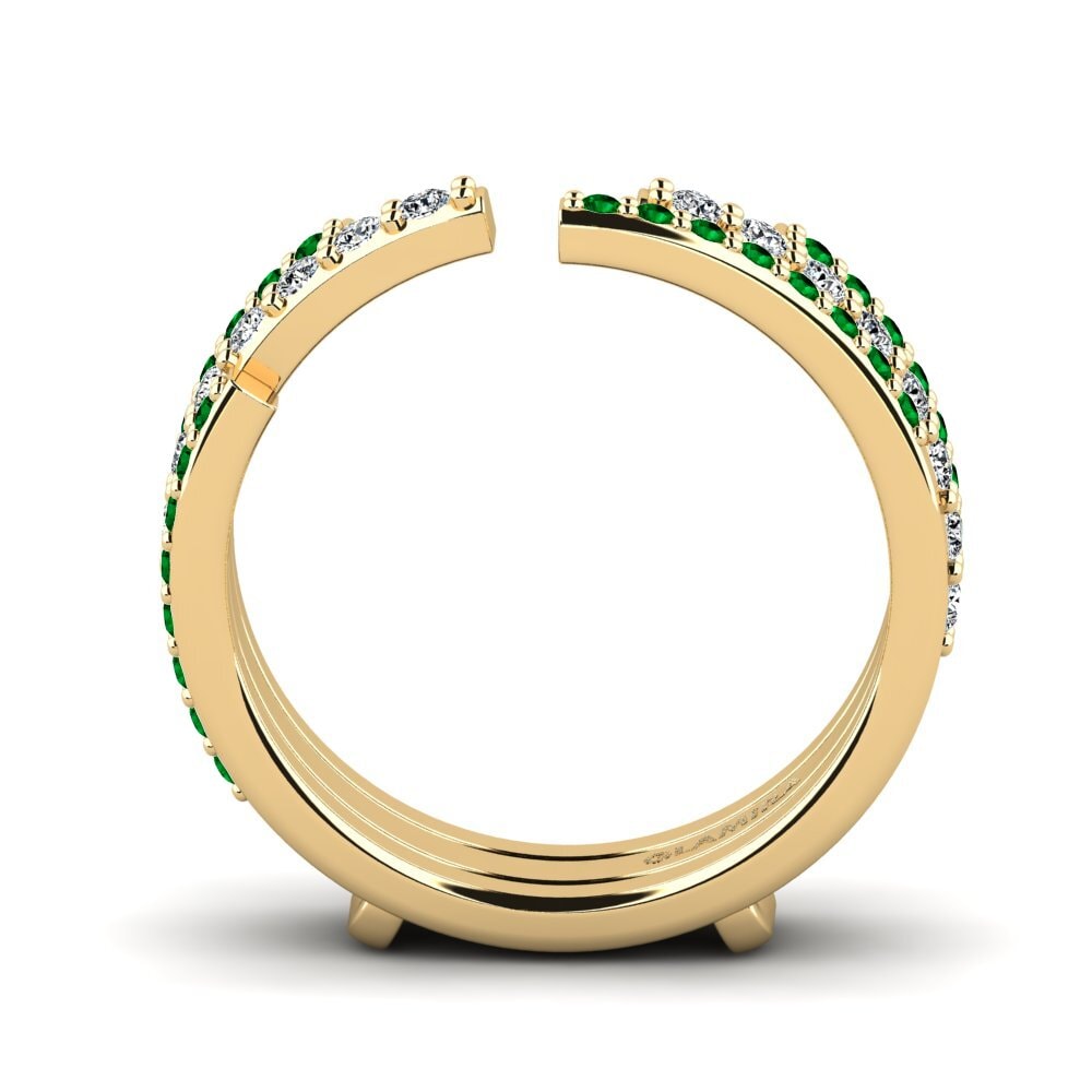 Zircônia Verde Anel Hashtro SET