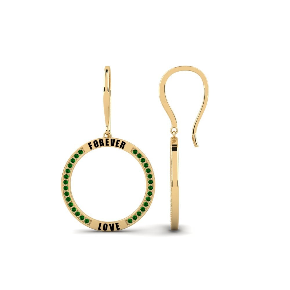 Green Zirconia Women's Earring Abdiax