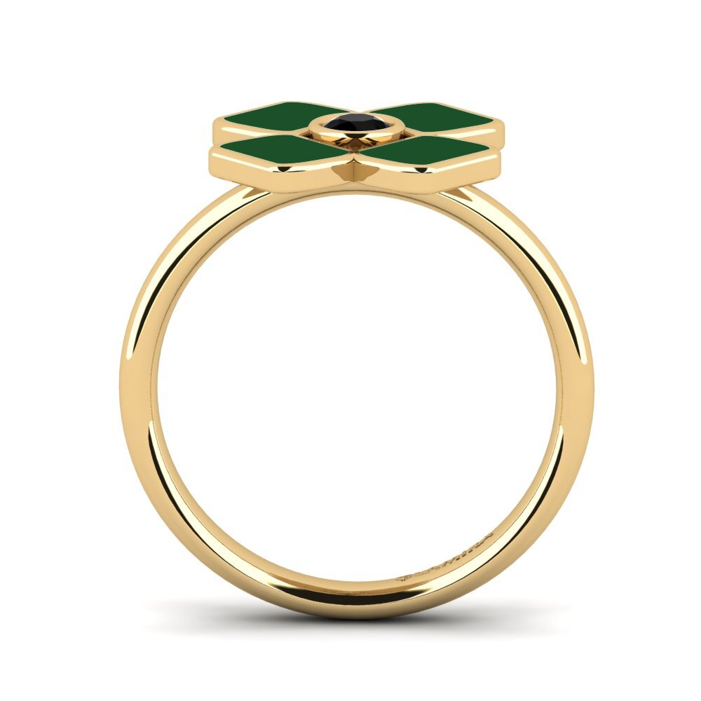 Schwarzer Onyx Ring Arroketo