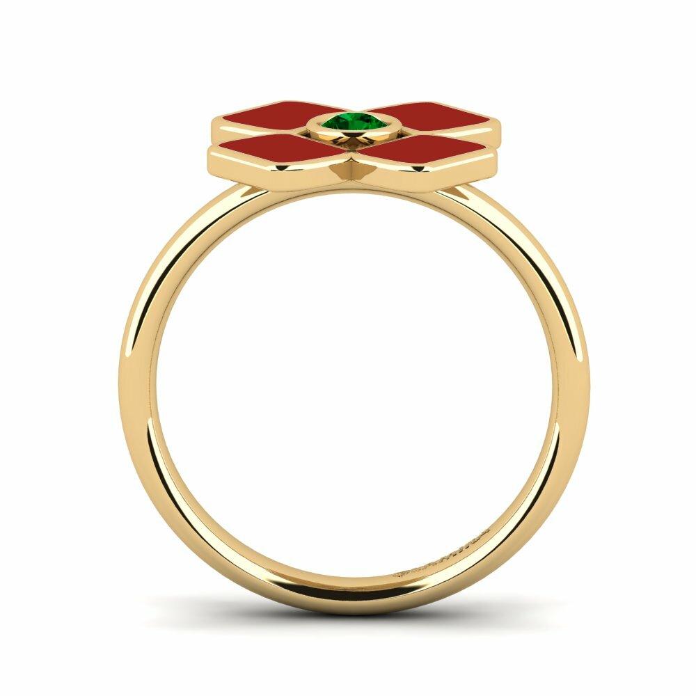 Zircone Vert Bague Arroketo
