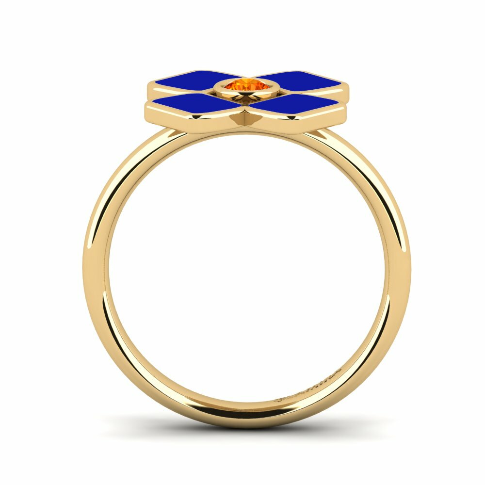 Saphir orange Bague Arroketo