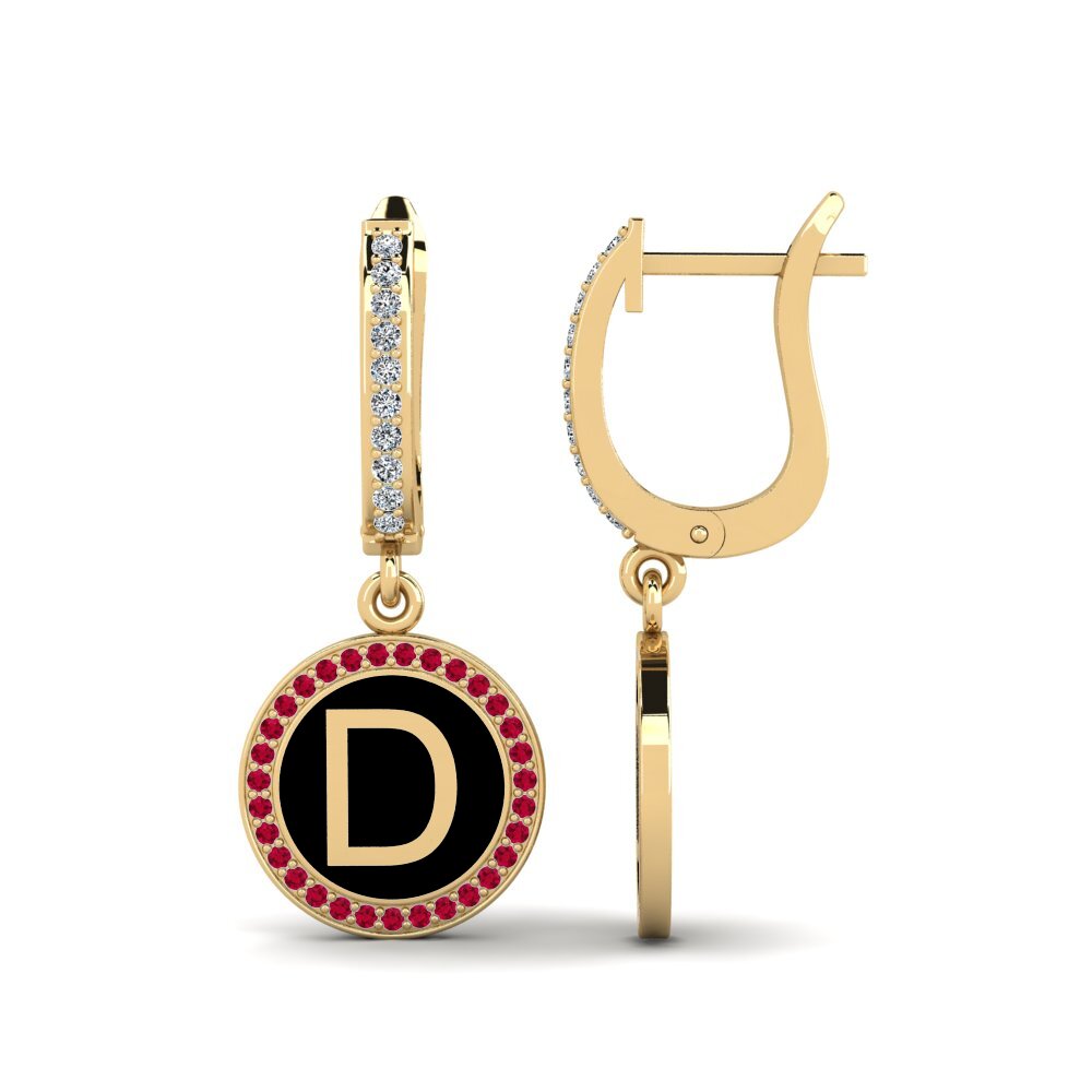 Ruby Women's Earring Elmolt - D