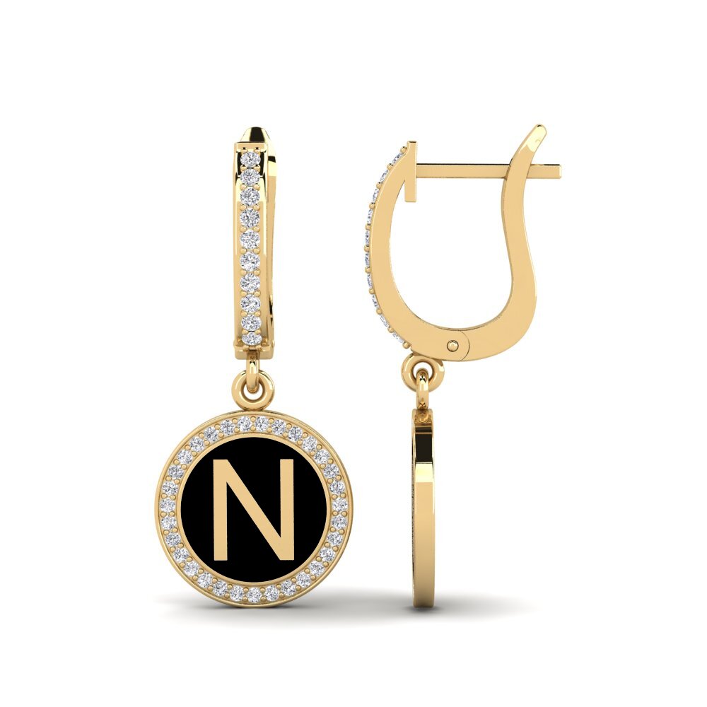 Diamond Women's Earring Elmolt - N