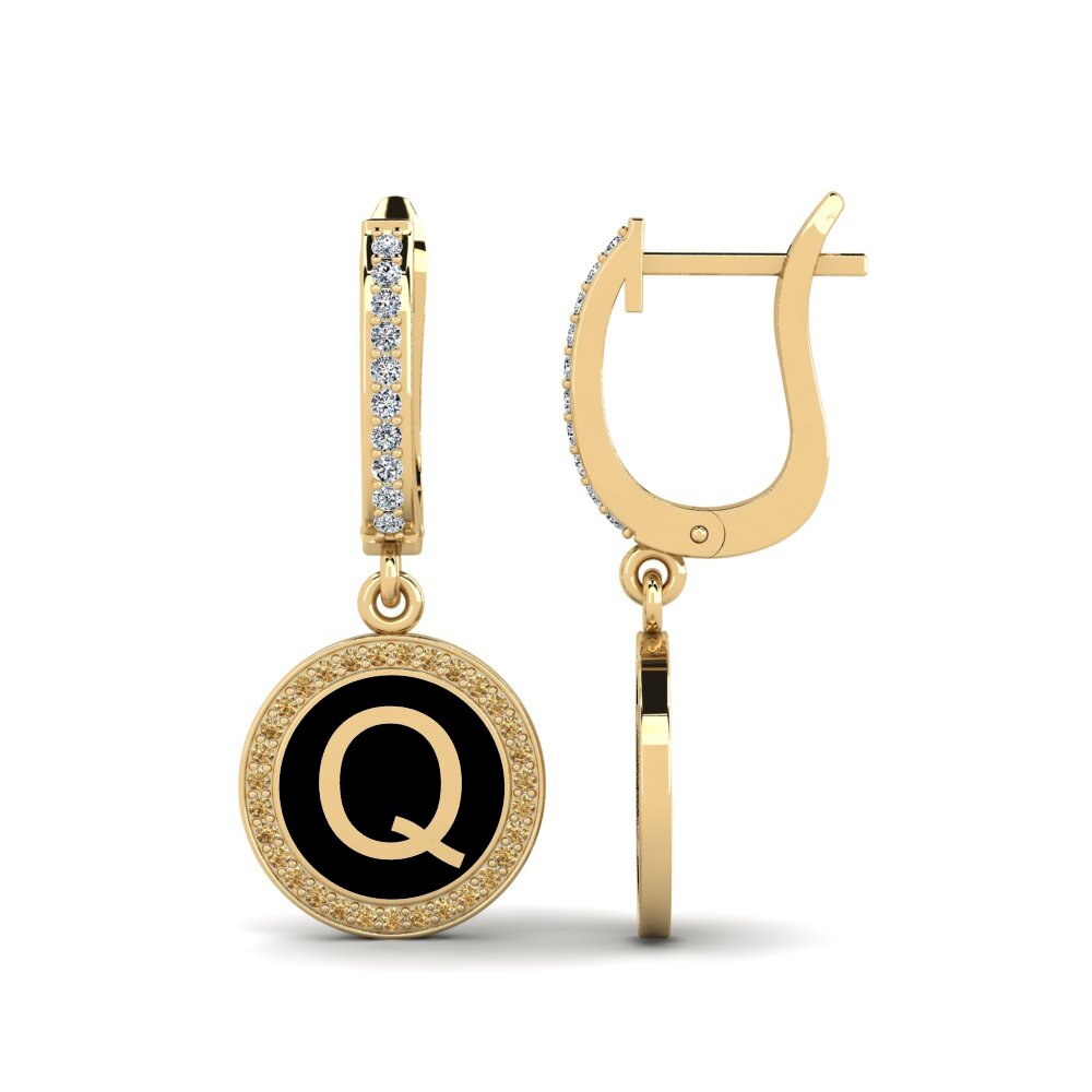 Brown Diamond Women's Earring Elmolt - Q