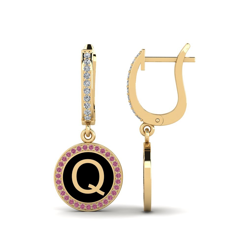 Rhodolite Garnet Women's Earring Elmolt - Q