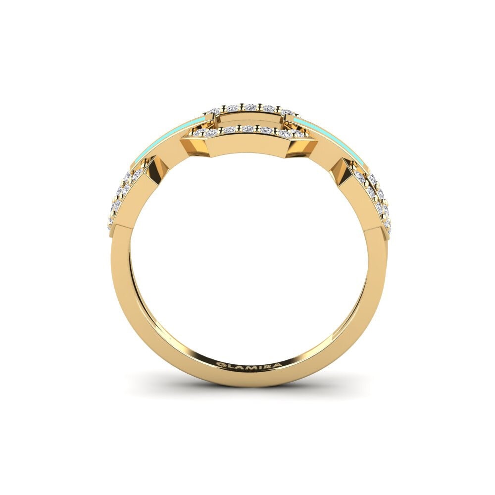 Gelbgold 585 Ring Figree