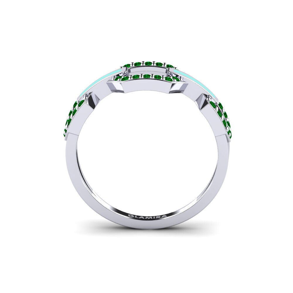 Zircônia Verde Anel Figree