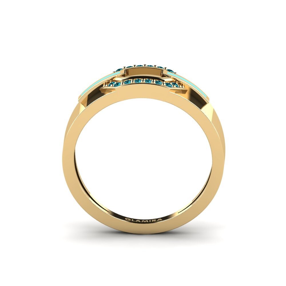Diamante Azul Anel Hetre
