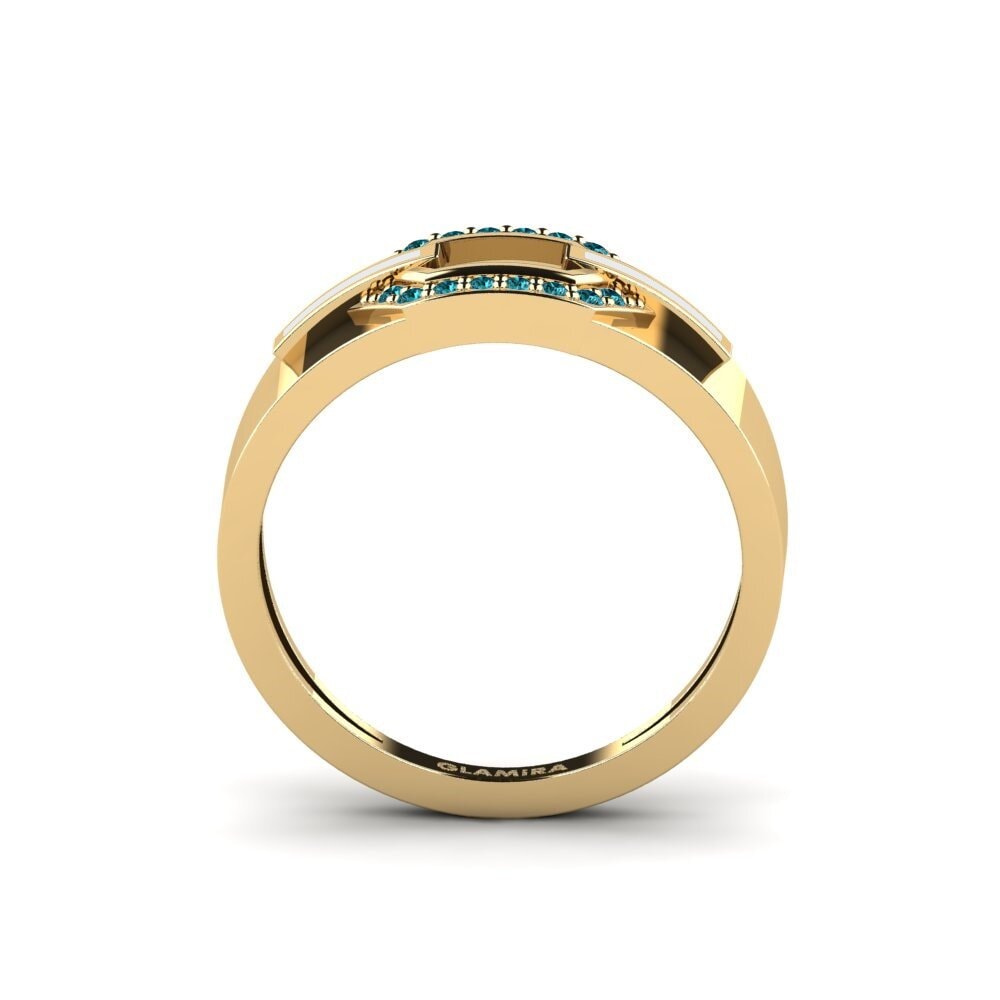 Diamante Azul Anel Hetre