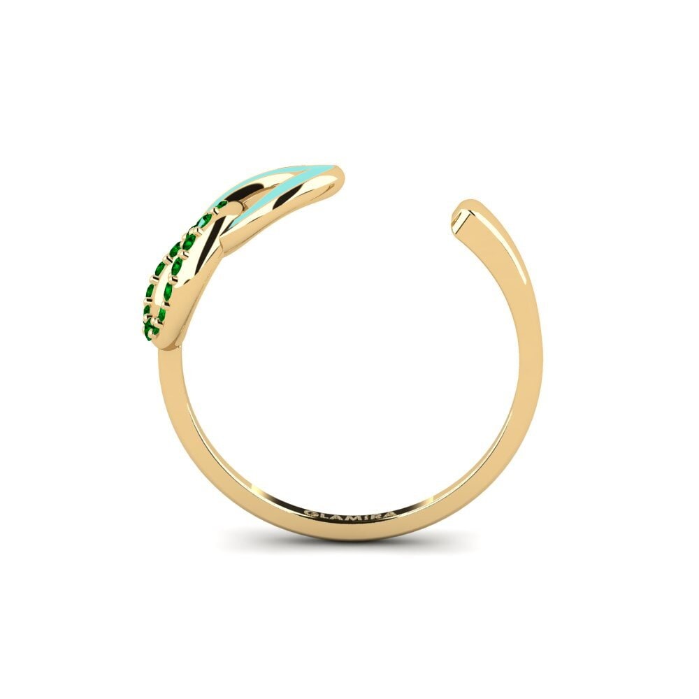 Zircônia Verde Anel Jero