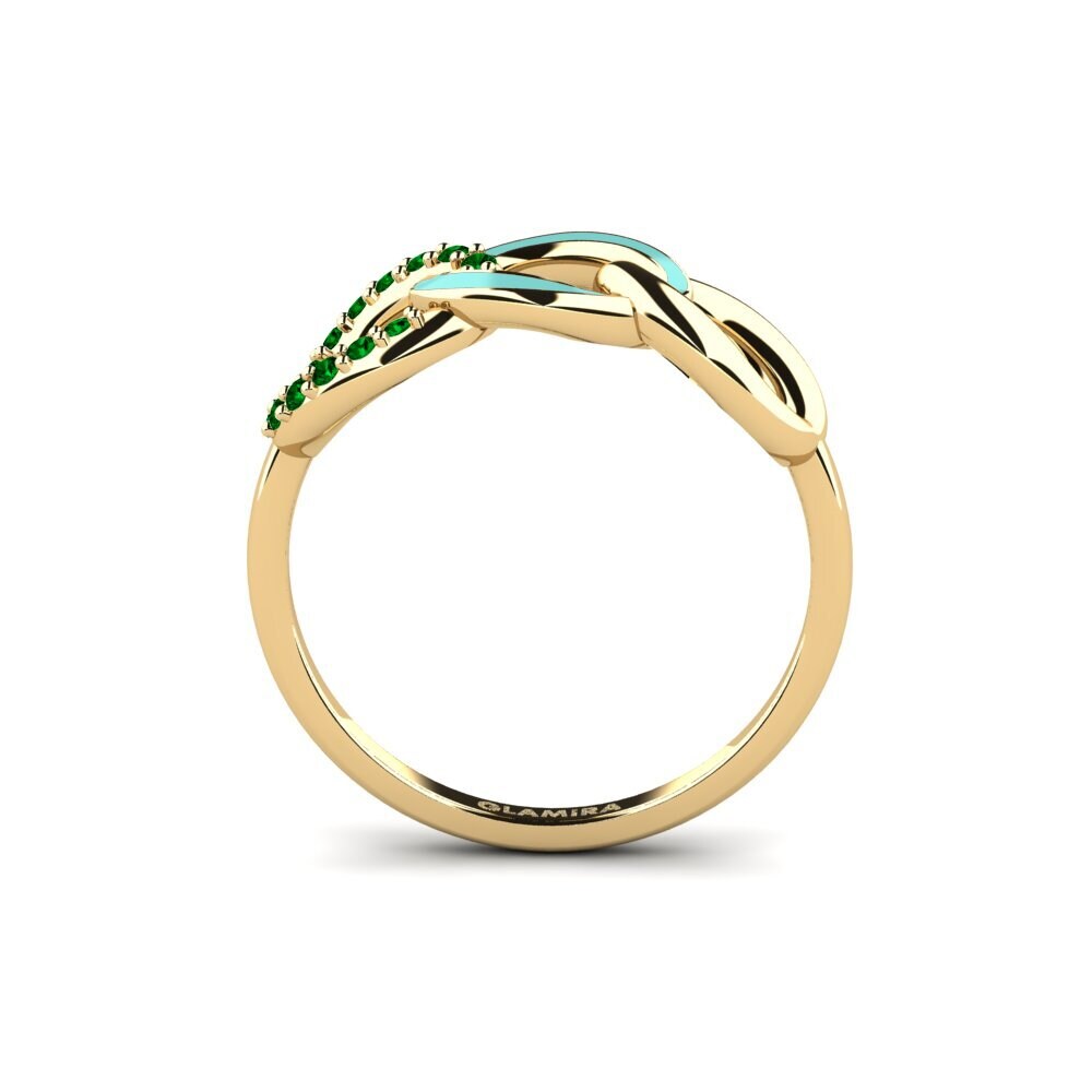 Zircônia Verde Anel Kotala