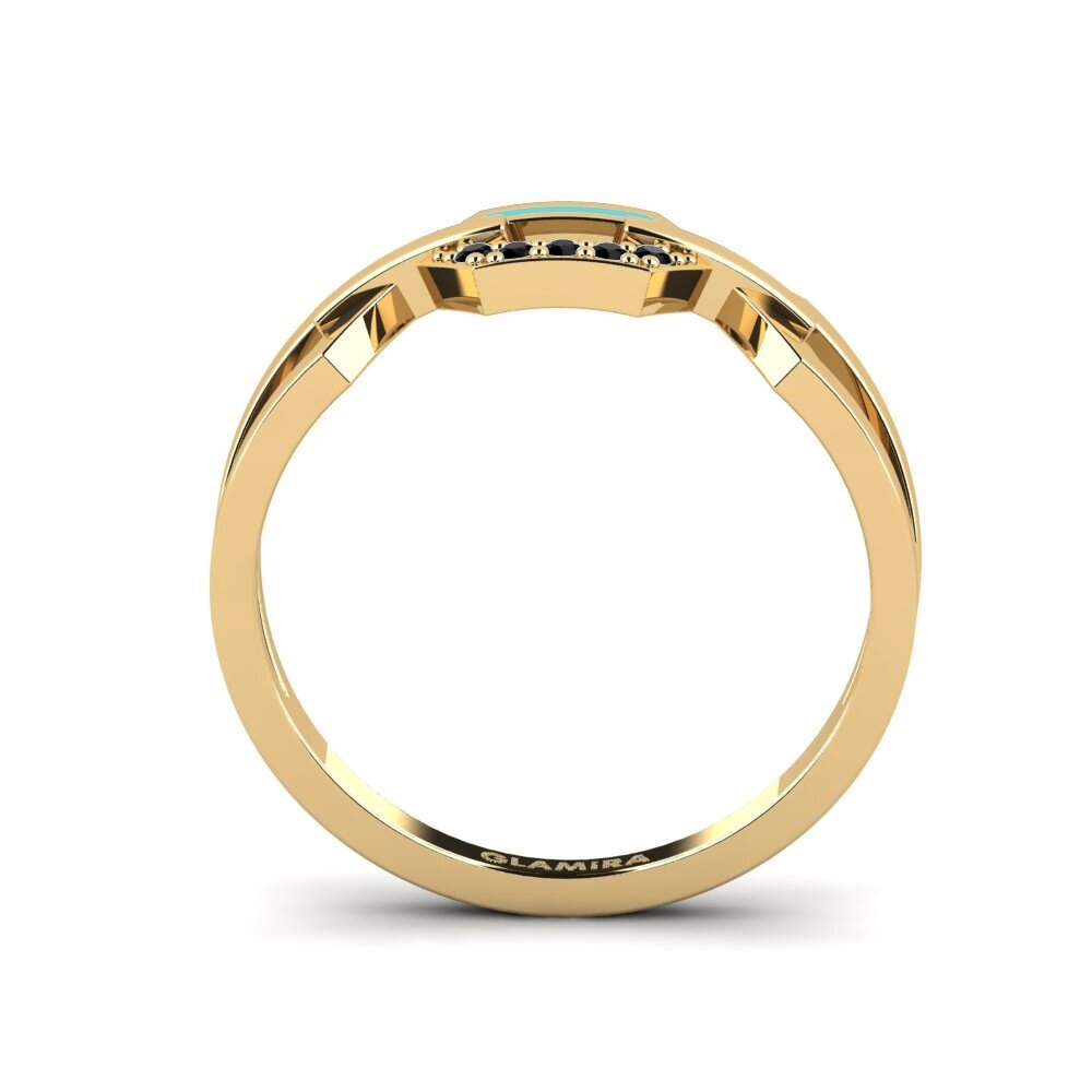 Gelbgold 585 Ring Weibdorn