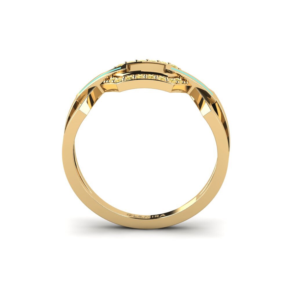 Gelber Diamant Ring Cominho