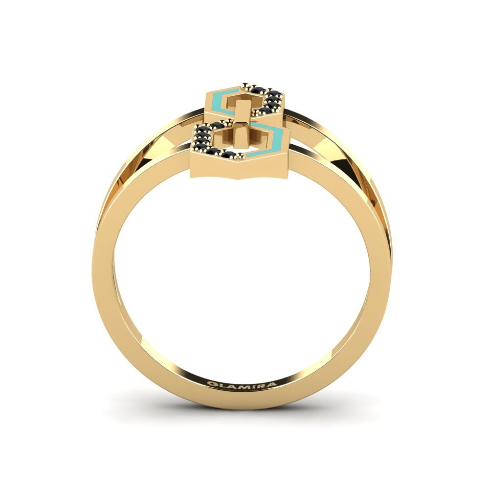 Black Sapphire Ring Gingeri