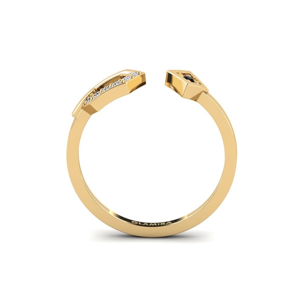 Schwarzer Onyx Ring Linaria