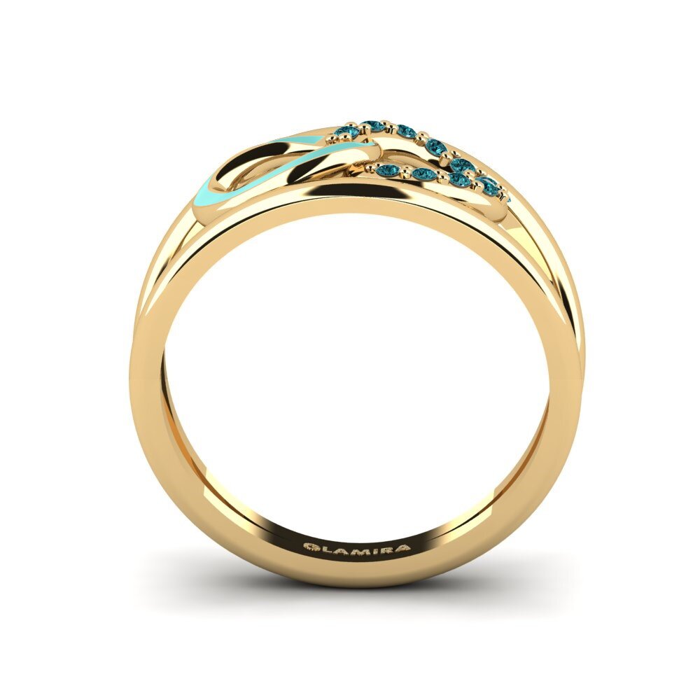 Diamante Azul Anel Matimba