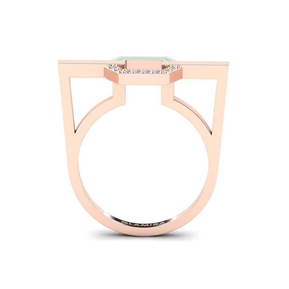Rotgold 375 Ring Myristica