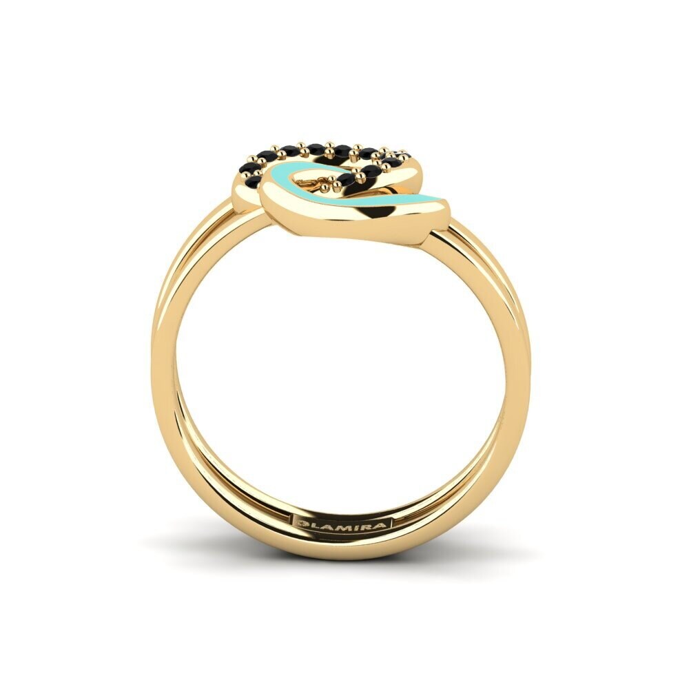 Black Sapphire Ring Lawom