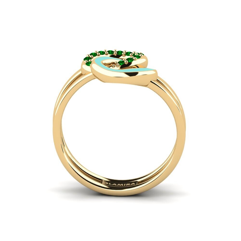 Zircônia Verde Anel Lawom