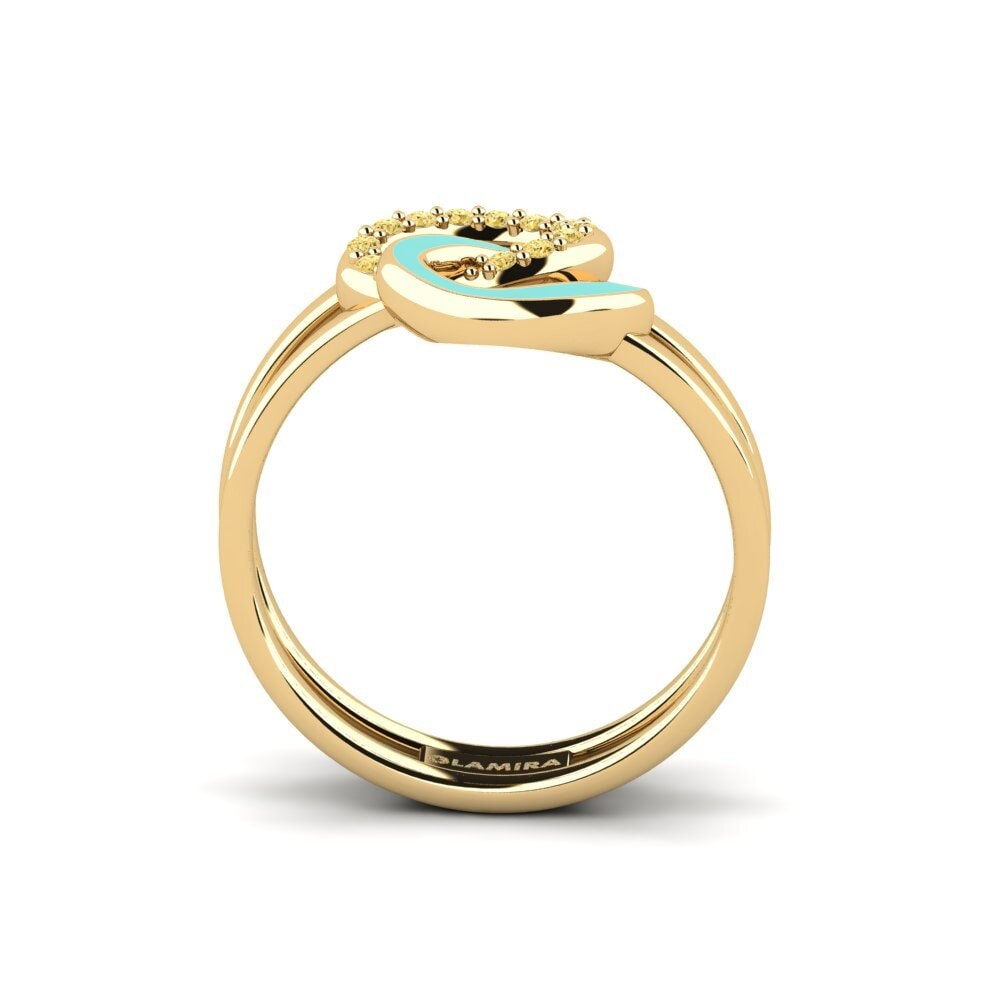Gelber Diamant Ring Lawom