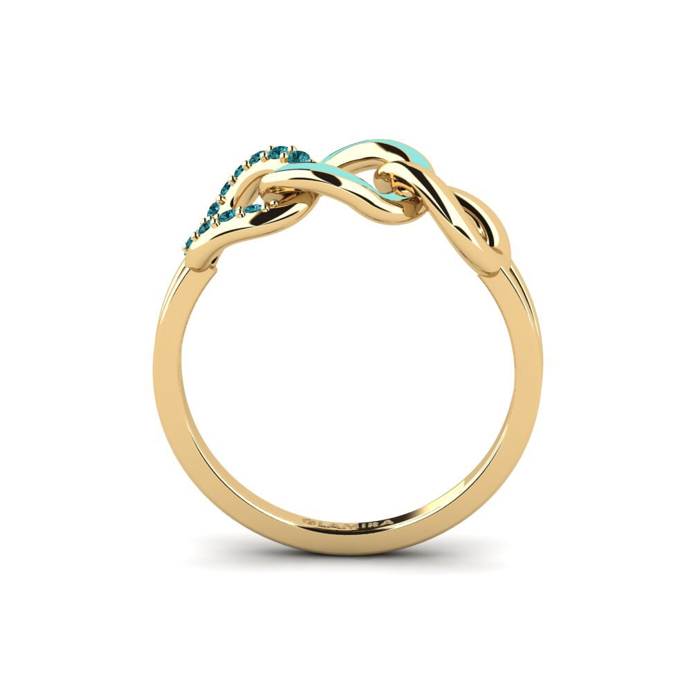 Diamante Azul Anel Pokazati