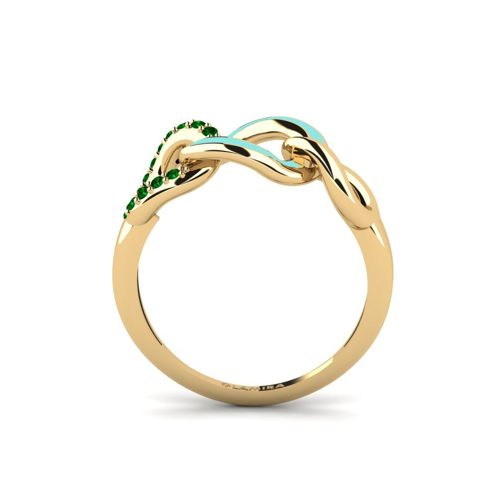 Zircônia Verde Anel Srengenge
