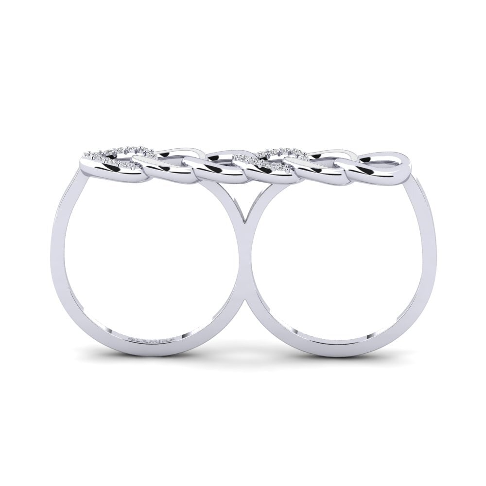 950 Palladium Ring Zakuya