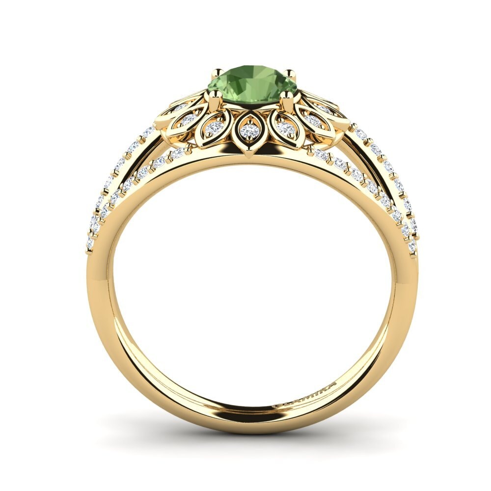 Green Sapphire Ring Bealde